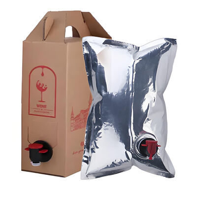 Quality  Aluminum Foil Bag in Box Butterfly Valve Spout Pouch Bolsas Para Jugos Liquidos BIB Plastic Spout Bag factory