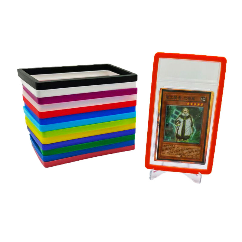 Custom Print Color Slab Bumper Graded Card Silicone Shield Slab Guard ...